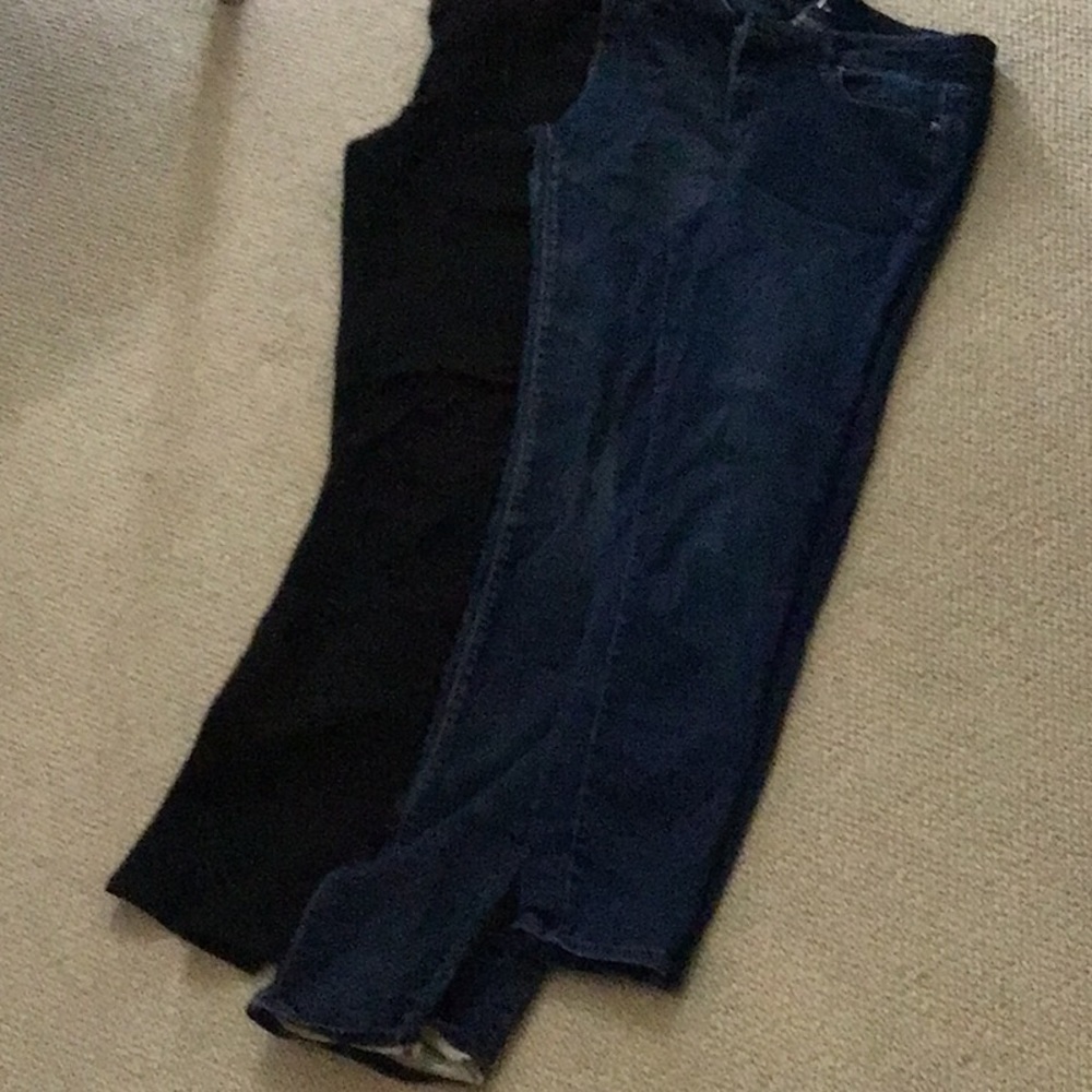 Three pair of jeans